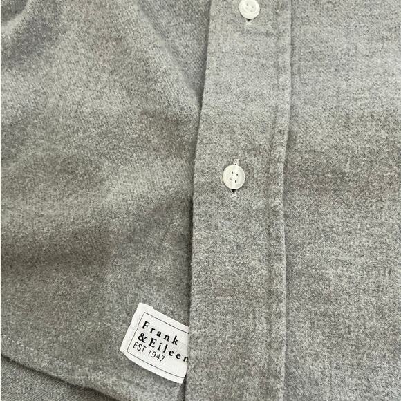 Frank & Eileen McLoughlin Gray Melange Utility Shirt Size XS/S Fireside Flannel - Picture 16 of 16